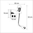 Art-Deco-Wandleuchte-Gold-mit-USB-und-flexiblem-Arm---Brescia-Combi