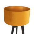 Tripod-Floor-Lamp-Black-with-Yellow-Lampshade-and-Gold-50-cm---Puros