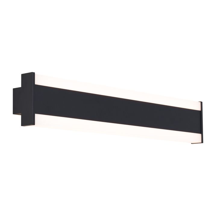Moderna stenska svetilka črna CCT 60cm vklj. LED IP54 - Vanya