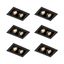 Set-van-6-Moderne-inbouwspot-zwart-2-lichts-verstelbaar---Oneon-70