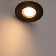 Sada-5-moderních-zapuštěných-bodových-světel-černých-vč.-LED-3-stupňově-stmívatelných---Mio