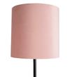 Lampă-de-podea-neagră-cu-abajur-din-catifea-roz-cu-auriu-40-cm---Simplo