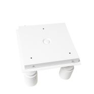 Inteligentné-kúpeľňové-bodové-svietidlo-biele-štvorcové-3-svetlé-IP44-vrátane-3-Wifi-GU10-50mm---Ducha