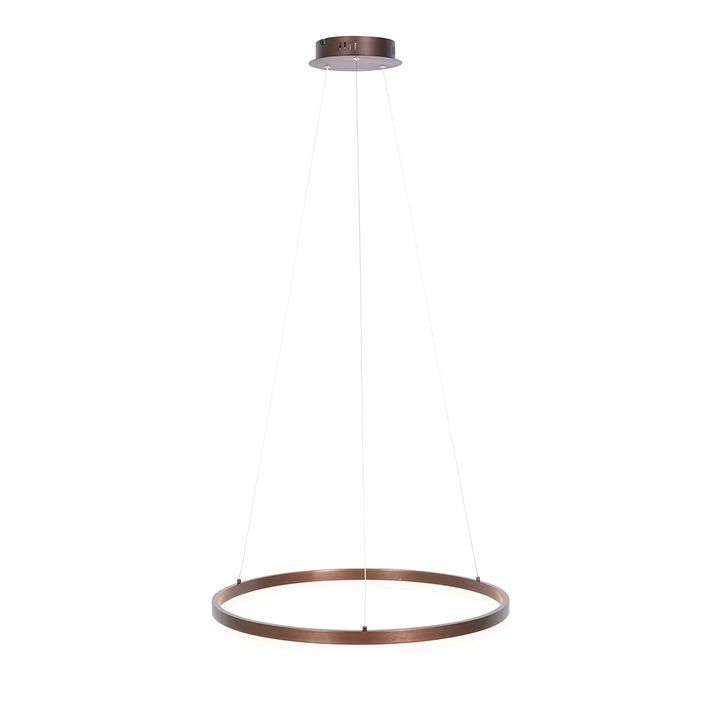 Zidna lampa tamno bronzana 60 cm uključujući LED 3-stepena prigušivača - Anello