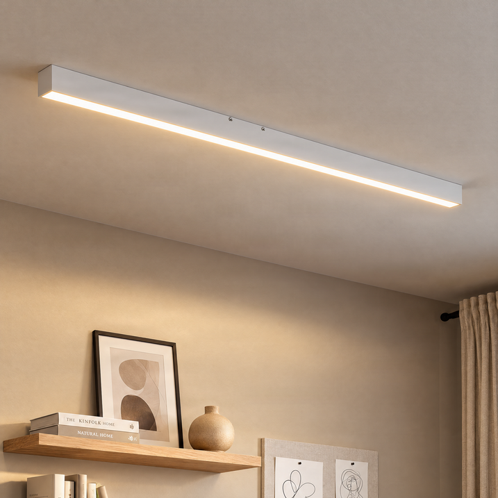 Mennyezeti lámpa fehér LED-del, 3 fokozatban szabályozható 2700-4000K dip kapcsolóval - Keane