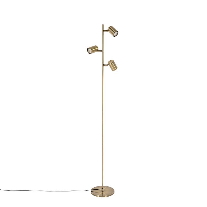 Modern állólámpa bronz 3-lámpás - Jeana
