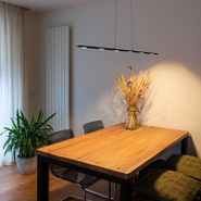 Lampada-a-sospensione-di-design-nera-con-LED-e-dimmer-touch---Platina