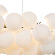Hanglamp-zwart-met-opaal-glas-8-lichts-langwerpig---Uvas