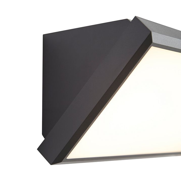 Candeeiro de Parede Exterior Moderno Cinzento Escuro Incl. LED IP65 - Marek