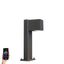Okos-kültéri-állólámpa-antracit-30-cm-IP44-WiFi-GU10-zel---Baleno