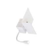 Moderna-zidna-svjetiljka-bijela-s-USB-om-i-fleksibilnom-rukom---Flero