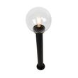 Stovintis-lauko-šviestuvas-juodas-su-skaidriu-gaubtu-100-cm-IP44---Sfera