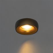 Foco-empotrado-de-diseño-negro-con-interior-dorado---Mooning