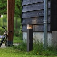 Modern-kültéri-oszlopos-lámpa-fekete-füstüveggel-50-cm-alkonyatérzékelővel-IP44---Denmark