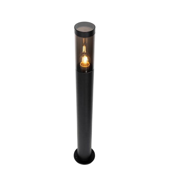 Moderna crna stubna lampa za spoljnu upotrebu 80 cm IP44 - Rox