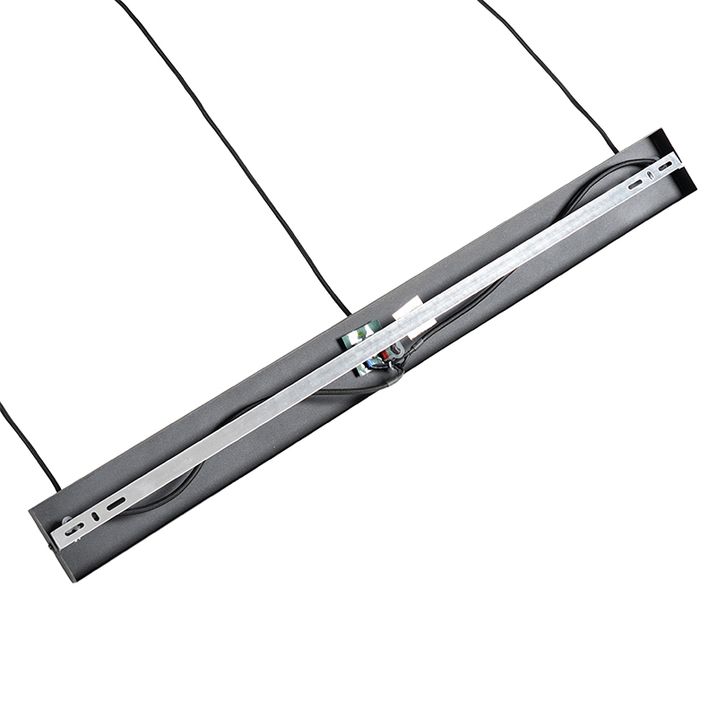Lampada a sospensione moderna nera 3 luci - Saffira