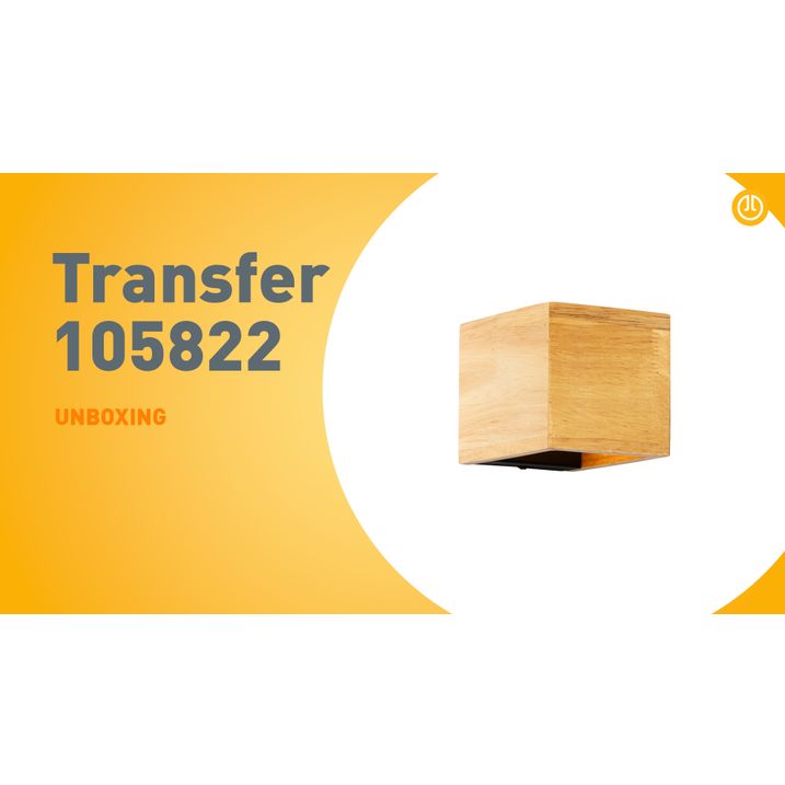 Aplique rústico de madera de roble - Transfer