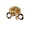 Spot de plafond rond inclinable et orientable bronze - Karin 2