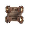 Faretto-industriale-ruggine-marrone-con-legno-inclinabile-4-luci---Gina