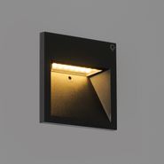 Set-di-4-faretti-da-parete-moderni-neri-con-LED-inclusi---Gem-2