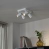 Moderne Deckenleuchte weiß 4-flammig verstellbar quadratisch - Jeana
