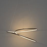 Design-Hänglampa-Brons-72-cm-inkl-LED-3-stegs-dimbar---Rowan