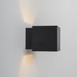 Set-mit-2-Design-Wandleuchten-Schwarz/Gold-inkl.-LED---Caja