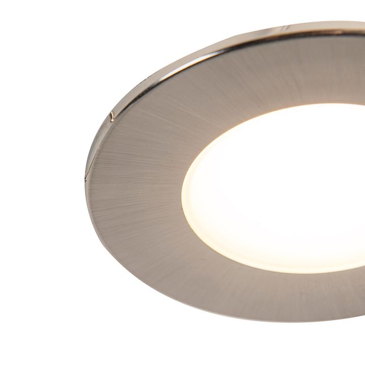 Spot encastrable rond en acier avec LED IP65 - Simply