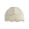 Stofflampenschirm Beige mit weißer Innenseite 31,5/15/14 - Heritage