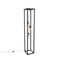 Smart vloerlamp zwart 3-lichts incl. Wifi G95 - Big Cage