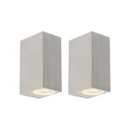 Sett-med-2-Moderne-Vegglamper-Aluminium-2-lys-IP44---Baleno
