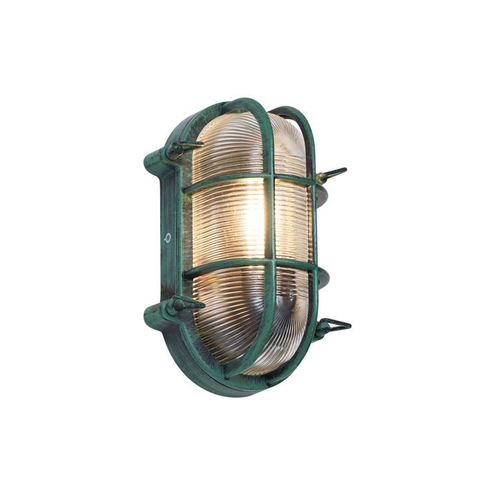 Utendørs Vegglampe Grønn Oval IP44 - Noutica