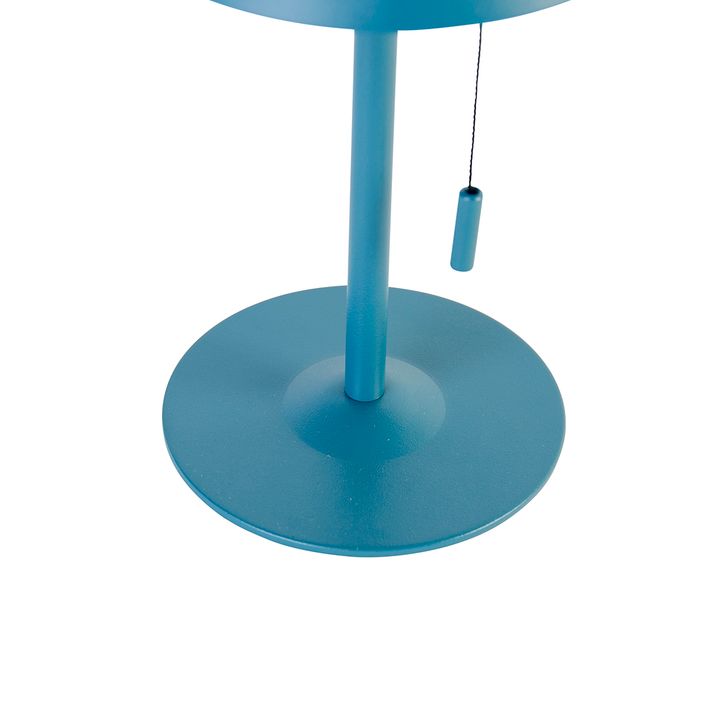 Candeeiro de Mesa de Exterior Azul Incl. LED Recarregável e Solar - Ferre