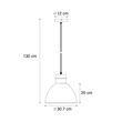 Suspension-intelligente-grise-30-cm-avec-ampoule-A60-wifi---Dory