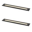 Ensemble-de-2-spots-de-sol-modernes-noirs-50-cm-LED-incluse-IP65---Eline
