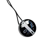 Lampada-a-sospensione-moderna-nera-con-LED-2-luci---Cava