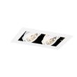 Moderne-inbouwspot-wit-2-lichts-verstelbaar---Oneon-70
