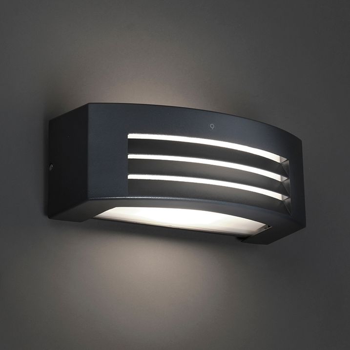 Inteligentna lampa ścienna antracytowa IP44 w tym Wi-Fi P45 - Hurricane 1