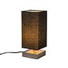 Modern Table Lamp Black with Steel - Milo