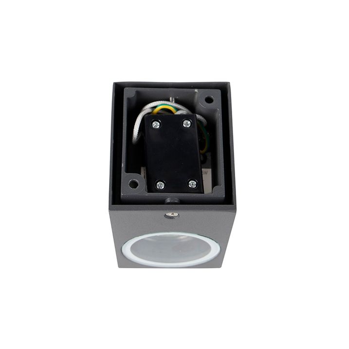 Smart wandlamp zwart incl. WiFi GU10 IP44 - Baleno