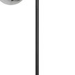 Stojací-lampa-Art-Deco-černá-s-kouřovým-sklem-2-světlo---Pallon