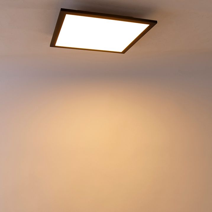 Panou LED negru 40 cm cu LED inclus cu telecomandă - Live