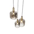 Smart-hanglamp-zwart-met-smoke-glas-3-lichts-incl.-Wifi-A60---Zuzanna
