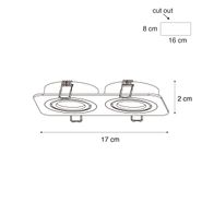 Rounded-Recessed-Spotlight-White-GU10-50mm-Rotatable-and-Tiltable-IP44-2-Lights---Alberto