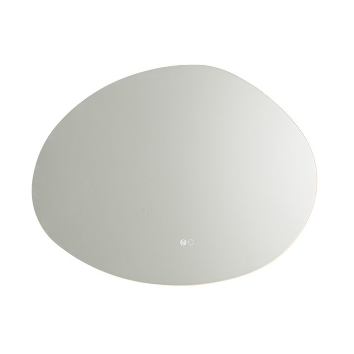 Specchio da bagno 80 cm con LED e funzione antiappannamento - Biba