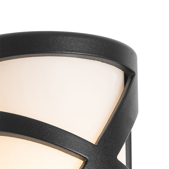Moderna spoljna zidna lampa crna IP44 - Suzie