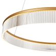 Sodobna-viseča-svetilka-medenina-78cm-vklj.-LED-3-stopenjsko-zatemnjevanje---Anello-Chandelier