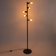 Moderne-vloerlamp-zwart-5-lichts---Facil