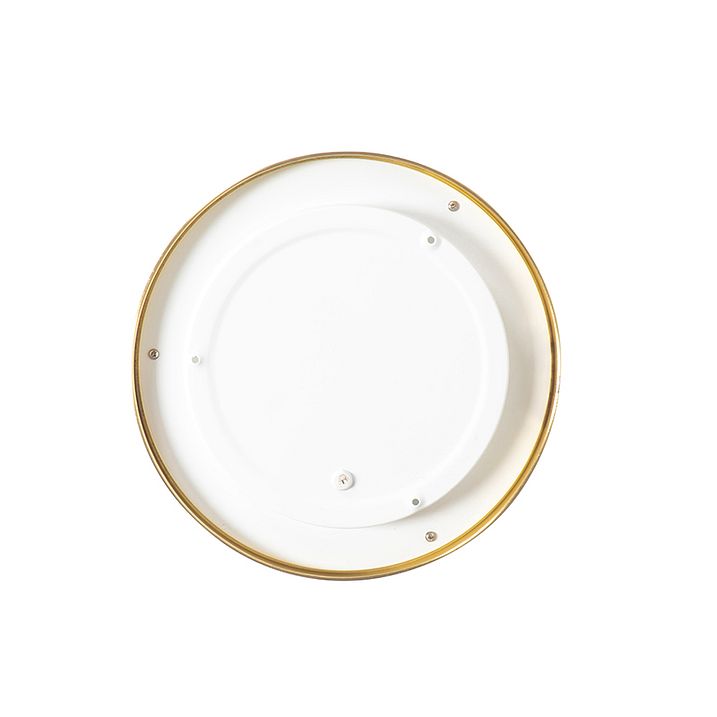 Candeeiro de teto moderno dourado 31 cm IP44 - Yuma