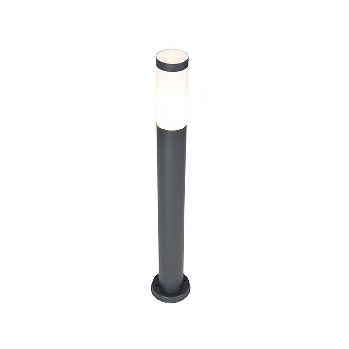 Buitenlamp paal antraciet met opaal 80 cm IP44 - Rox